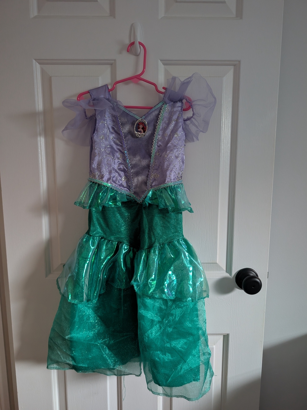Girls Purple & Teal Mermaid Costume Dress